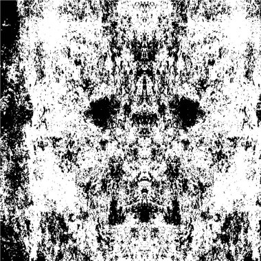 Sert siyah beyaz desen çizimi. Grunge 'un geçmişi. Soyut doku efekti.