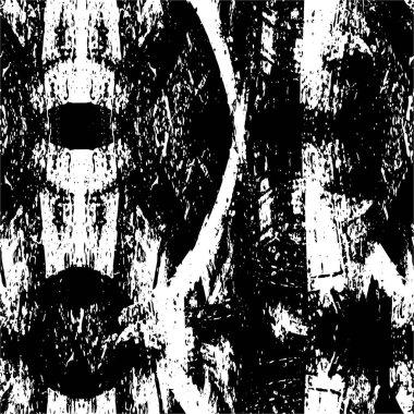 Kaba monokrom desen çizimi. Grunge 'un geçmişi. Soyut doku efekti.