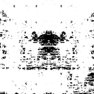 Kaba monokrom desen çizimi. Grunge 'un geçmişi. Soyut doku efekti.