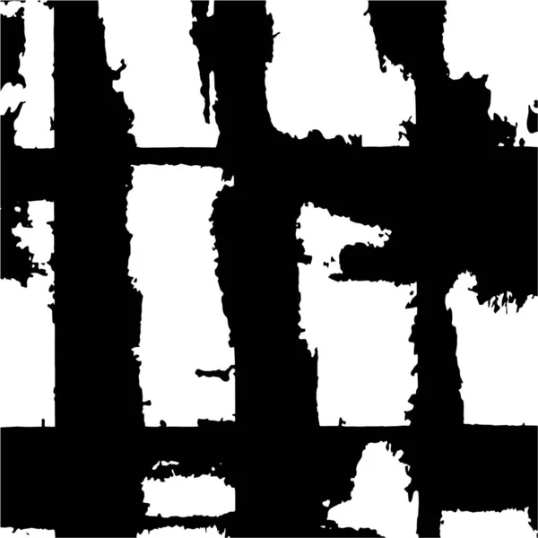 Rough Ilustração Textura Preto Branco Fundo Grunge Efeito Texturizado Abstrato — Vetor de Stock