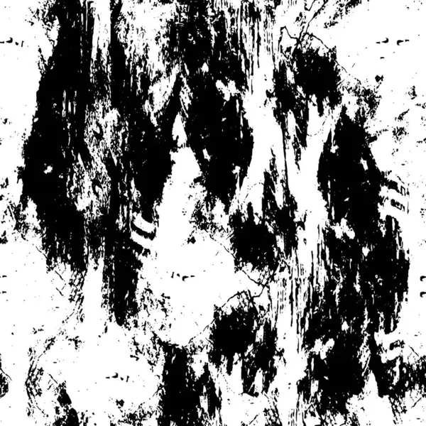 Sert Siyah Beyaz Desen Çizimi Grunge Geçmişi Soyut Doku Efekti — Stok Vektör