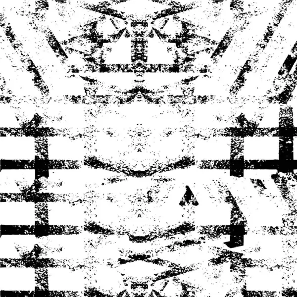 Rough Czarno Białe Tekstury Ilustracji Pochodzenie Grunge Streszczenie Teksturowanego Efektu — Wektor stockowy