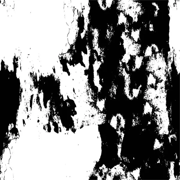 ラフな黒と白のテクスチャイラスト グラウンジの背景 抽象的なテキスト化された効果 — ストックベクタ