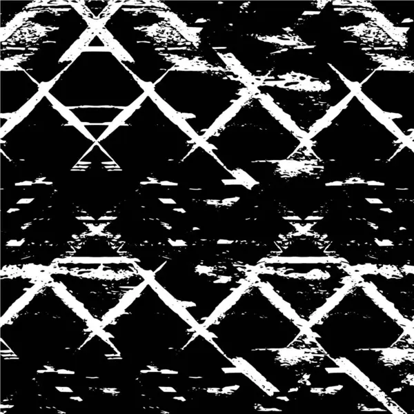 粗糙的黑白纹理插图 Grunge的背景 摘要纹理效应 — 图库矢量图片