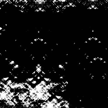 Sert siyah-beyaz dokular. Grunge 'un geçmişi. Soyut doku etkisi. Vektör İllüstrasyonu