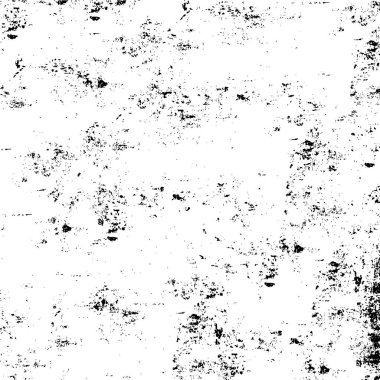Sert siyah-beyaz dokular. Grunge 'un geçmişi. Soyut doku etkisi. Vektör İllüstrasyonu