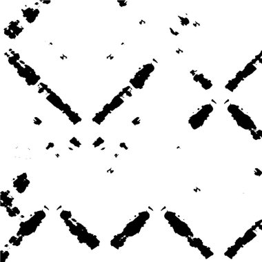 Kaba monokrom desen çizimi. Grunge 'un geçmişi. Soyut doku efekti