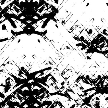 soyut siyah ve beyaz grunge şablonu, vektör illüstrasyonu