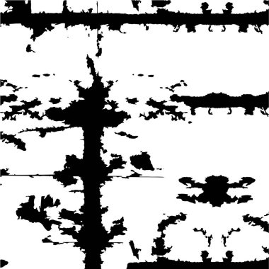 soyut siyah ve beyaz grunge şablonu, vektör illüstrasyonu