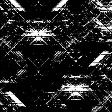 soyut siyah ve beyaz grunge şablonu, vektör illüstrasyonu