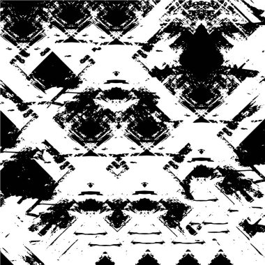 soyut siyah ve beyaz grunge şablonu, vektör illüstrasyonu