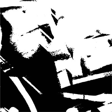 soyut siyah ve beyaz grunge şablonu, vektör illüstrasyonu