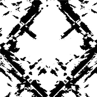 soyut siyah ve beyaz grunge şablonu, vektör illüstrasyonu