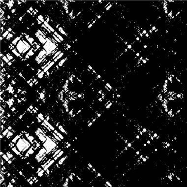 soyut siyah ve beyaz grunge şablonu, vektör illüstrasyonu