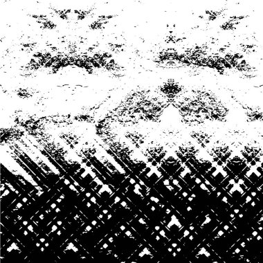 soyut siyah ve beyaz grunge şablonu, vektör illüstrasyonu