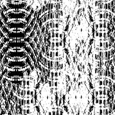 soyut siyah ve beyaz grunge şablonu, vektör illüstrasyonu