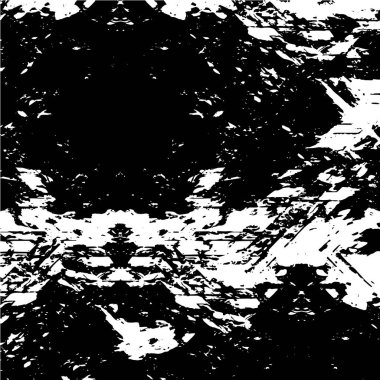 soyut siyah ve beyaz grunge şablonu, vektör illüstrasyonu