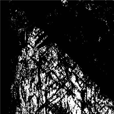 Sert siyah-beyaz doku vektörü. Grunge 'un geçmişi. Soyut doku etkisi. Vektör İllüstrasyonu. 