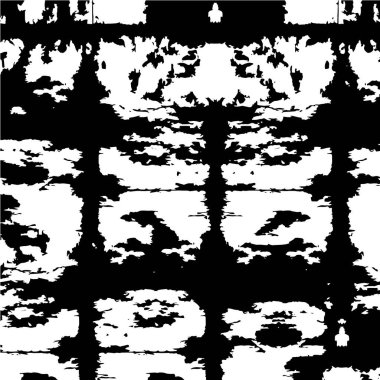 Sert siyah-beyaz doku vektörü. Grunge 'un geçmişi. Soyut doku etkisi. Vektör İllüstrasyonu. 