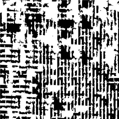 soyut siyah ve beyaz kaba doku, vektör illüstrasyonu