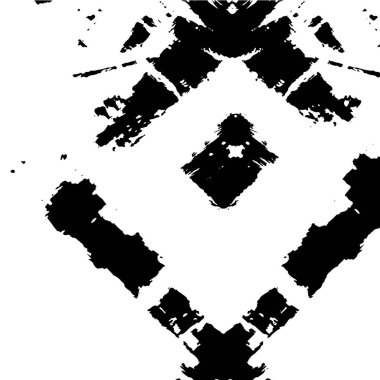 Karmaşık soyut siyah beyaz boya fırçası sıçramaları. Lekeli duvar kağıdı