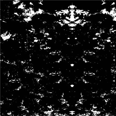 Çatlamış beton, taş ya da asfaltın sıkıntılı örtülü dokusu. Grunge 'un arka planı. soyut yarım ton vektör çizimi