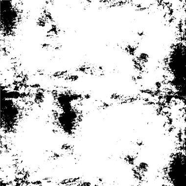 Çatlamış beton, taş ya da asfaltın sıkıntılı örtülü dokusu. Grunge 'un arka planı. soyut yarım ton vektör çizimi