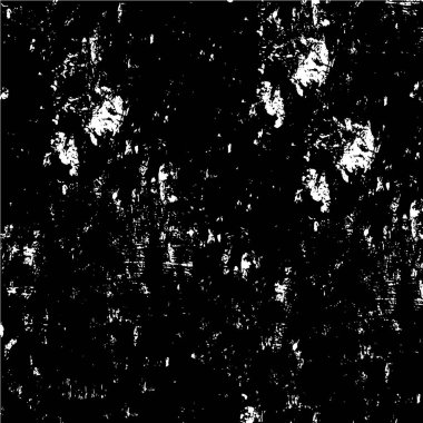 Çatlamış beton, taş ya da asfaltın sıkıntılı örtülü dokusu. Grunge 'un arka planı. soyut yarım ton vektör çizimi