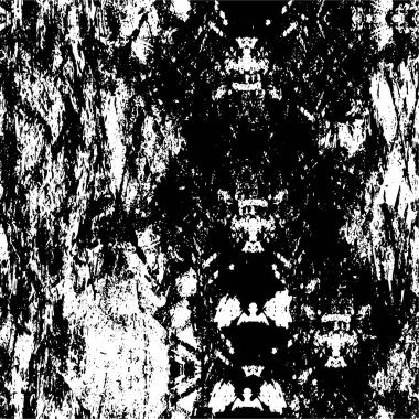 Soyut grunge arkaplanı. Monokrom dokusu. Siyah ve beyaz desenli arkaplan
