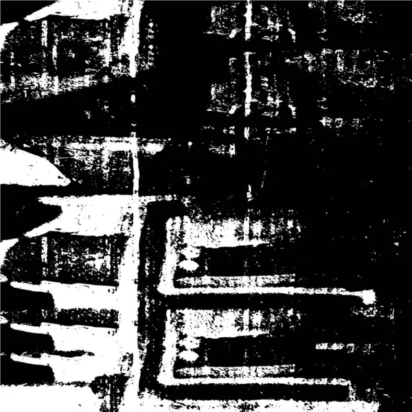 Abstrakte Monochrome Grunge Web Illustration — Stockvektor
