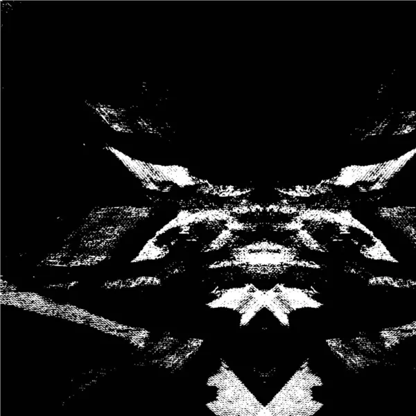 Чорно Білі Шпалери Шаблон Абстрактною Художньою Ілюстрацією — стоковий вектор