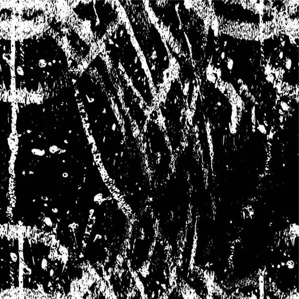 Surowa Czarno Biała Faktura Pochodzenie Grunge Streszczenie Teksturowanego Efektu Ilustracja — Wektor stockowy