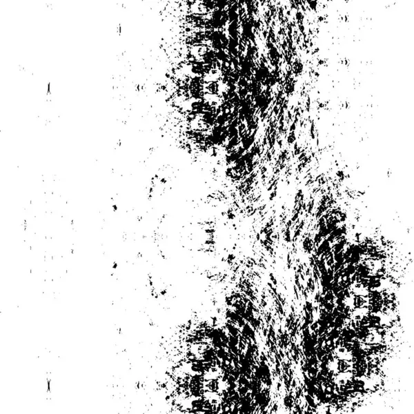 抽象的な黒と白のグラウンジテンプレート ベクトルイラスト — ストックベクタ