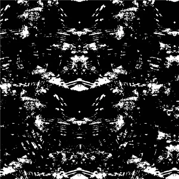 Abstrait Noir Blanc Modèle Grunge Illustration Vectorielle — Image vectorielle