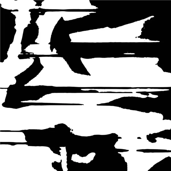 Abstrakt Svart Och Vitt Grunge Mall Vektor Illustration — Stock vektor