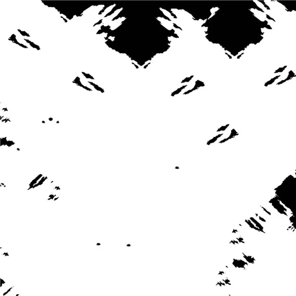 黑色和白色的抽象艺术 苦恼的污迹 白色的飞溅 — 图库矢量图片