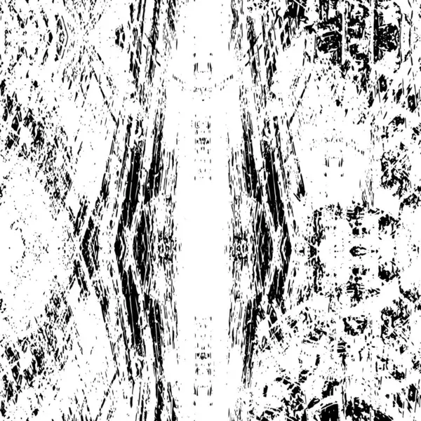 Texture Ruvida Astratta Bianco Nero Illustrazione Vettoriale — Vettoriale Stock