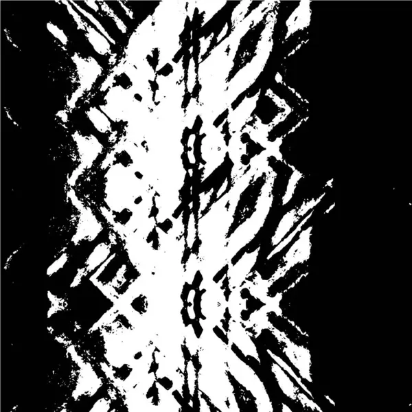Ruwe Zwart Wit Textuur Vector Grunge Achtergrond Abstracte Textuur Effect — Stockvector