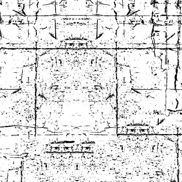 粗糙的黑白纹理矢量 Grunge的背景 抽象的纹理效应 病媒图解 — 图库矢量图片