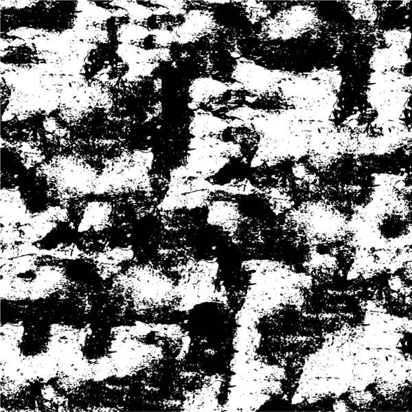 Vecteur Texture Rugueux Noir Blanc Fond Grunge Effet Texturé Abstrait — Image vectorielle