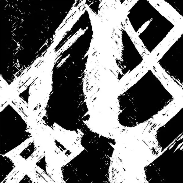 ラフな黒と白のテクスチャベクター グラウンジの背景 抽象的なテクスチャー効果 ベクターイラスト — ストックベクタ