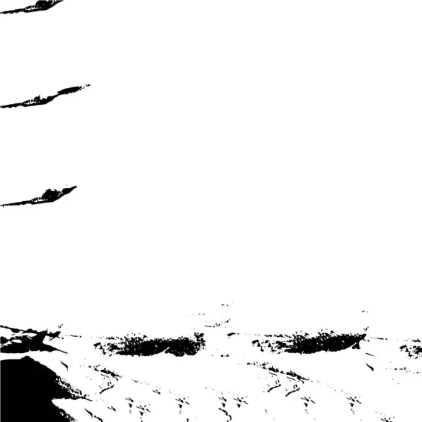Грубый Черно Белый Текстурный Вектор Гранж Фок Абстрактный Текстурированный Эффект — стоковый вектор