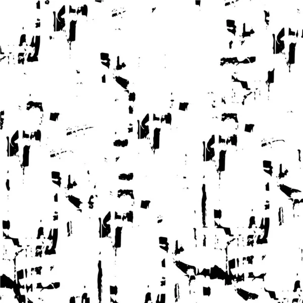 Abstrato Textura Áspera Preto Branco Ilustração Vetorial —  Vetores de Stock