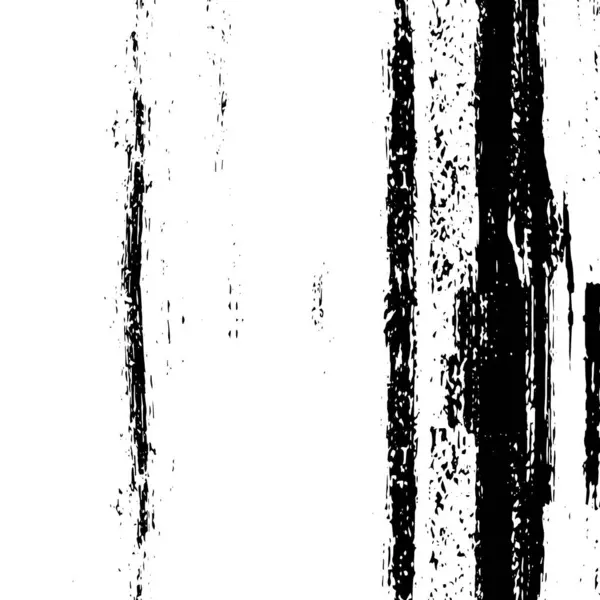 Chaotisch Abstrakte Schwarz Weiße Pinselstriche Tapete Mit Flecken — Stockvektor