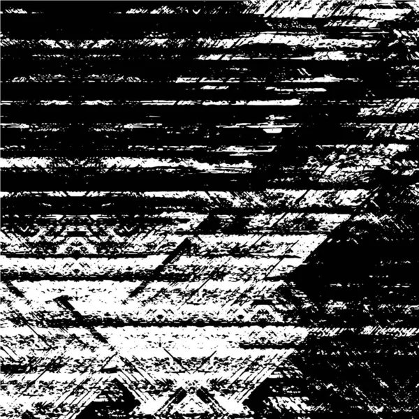 混乱した抽象的なブラックホワイトペイントブラシスプラッシュ 汚れが付いている壁紙 — ストックベクタ