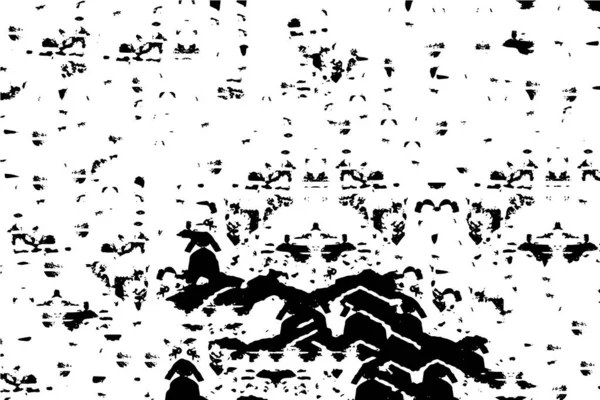抽象的黑白纹理背景 矢量说明 — 图库矢量图片
