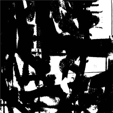 Soyut grunge arkaplanı. Monokrom dokusu. Siyah ve beyaz desenli arkaplan