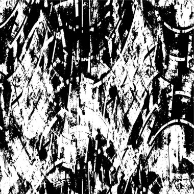 Kopya alanı için duvar kağıdı. soyut siyah beyaz boya fırçası sıçraması