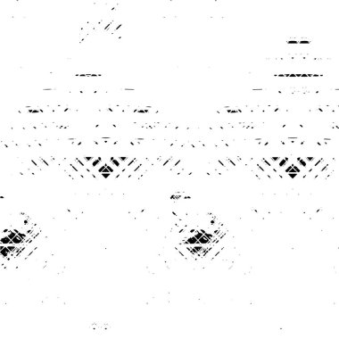 Çizik ve çiziklerle dolu siyah beyaz bir arka plan. Soyut vektör illüstrasyonu.