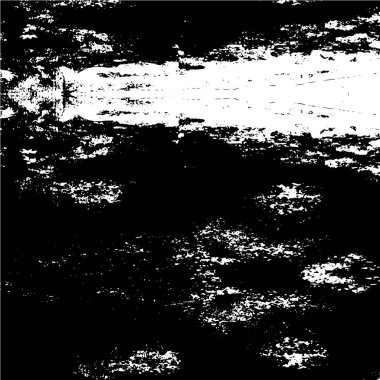 Çizik ve çiziklerle dolu siyah beyaz bir arka plan. Soyut vektör illüstrasyonu.